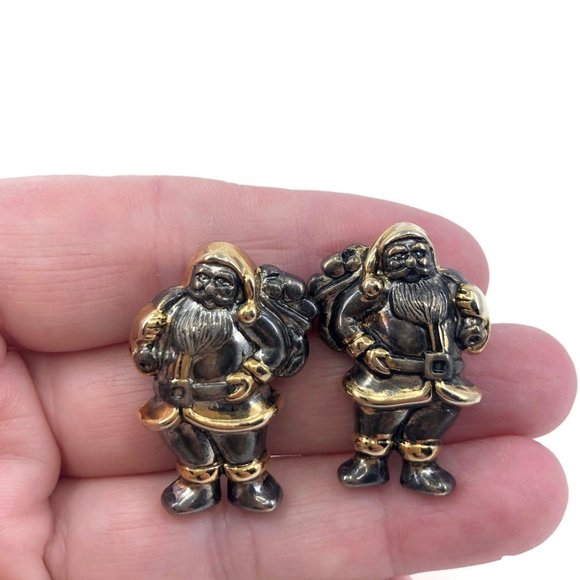 Santa Earrings for Pierced Ears - Picture 4 of 11